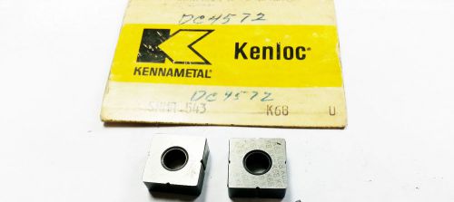Kennametal SNMA 543 K68 Carbide Inserts (4 Inserts) (N 604)