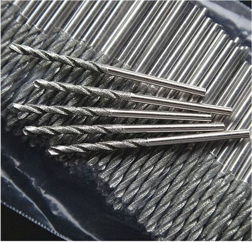 20 pieces 2.5MM Diamond coated twist drill bit drills bits glass jewelry