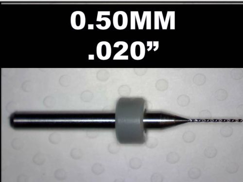 .020&#034; - 0.50mm - #76 Carbide Drill Bit - NEW One Piece - CNC Dremel PCB Models
