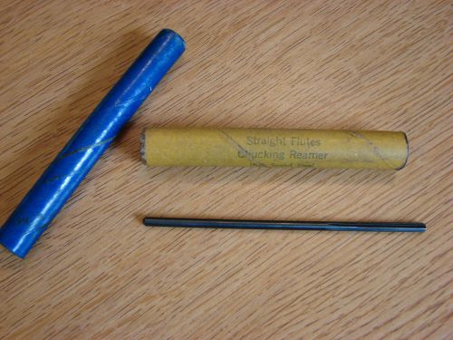 Morse no.1655  straight flute chucking reamer  size 1/8  hss for sale