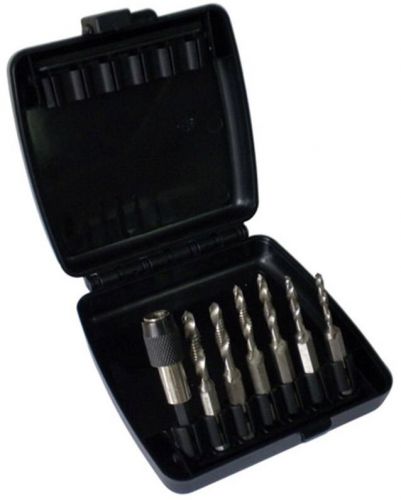 Astro pneumatic 7pc metric combination drill tap bit metric tool set ap 9452 for sale