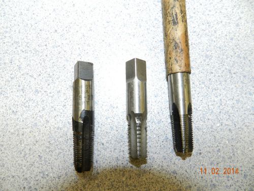 1/8-27 npt hs pipe taps - 3 total for sale