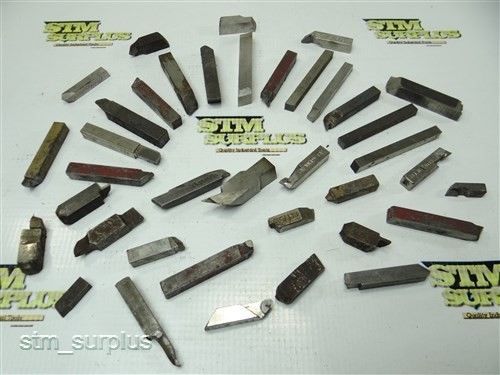 LOT OF 38 HSS TOOL BITS 1/4&#034; TO 1/2&#034; KENNAMENTAL