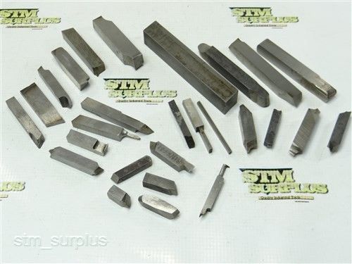 Nice lot of 27 hss tool bits 1/8&#034; to 3/4&#034; latrobe for sale