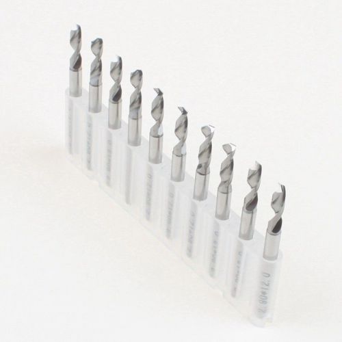 10pcs 3.175*2.9*12MM Carbide Drill Bits, CNC Parts for drilling Circuit Board