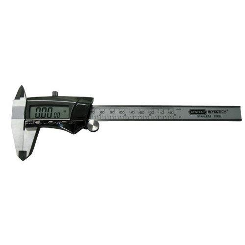 GENERAL TOOLS #147 FRACTION PLUS DIGITAL 3 MODE CALIPER STAINLESS NEW IN PACKAGE
