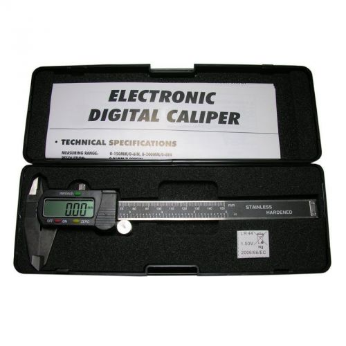 NEW 6&#034; 3-IN-1 Electronic Digital Caliper Large Display Measure Metal Stones