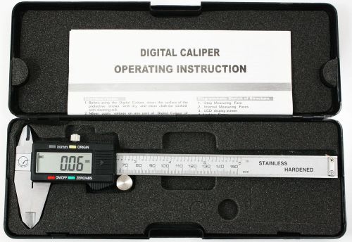 Digital stainless steel vernier calipers, dual scale for sale