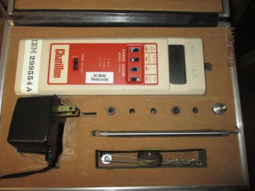 MACHINIST LATHE MILL Machinist Chatillon Force Gage Gauge CFG10 in Case