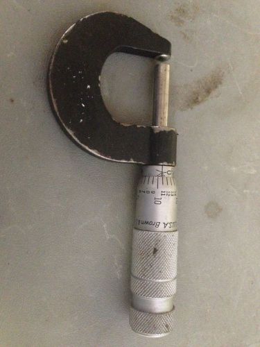 Brown &amp; sharpe micrometer made in the usa for sale