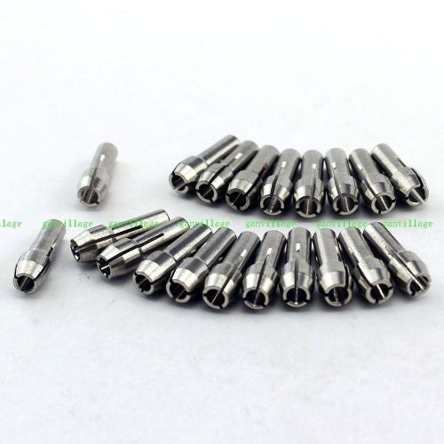 20pcs 3mm Collect Drill Chucks Holder For Electric Grinding Shaft Rotary Tool