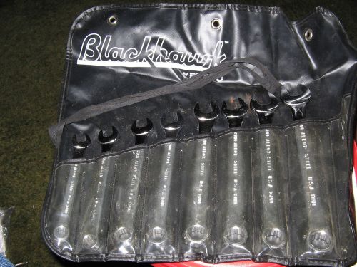 Proto, Blackhawk Combo Wrenches M10 thru M17, (Qty 8) ,NOS