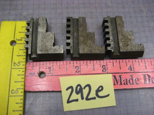 3 lathe chuck jaws inside old vintage tool 292e for sale