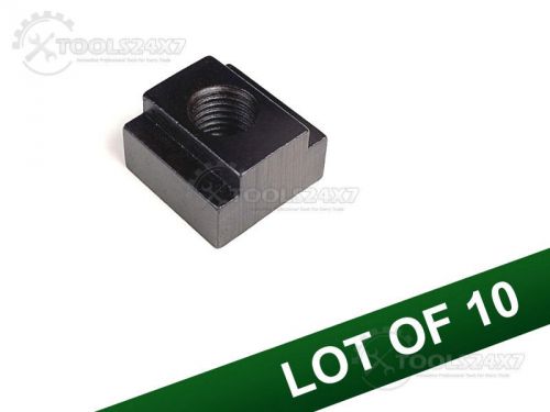 (lot of 10) tee nuts m 16 to suitable 22mm slot - black oxide plated @ tools24x7 for sale