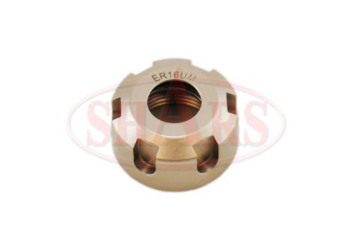 Shars er16 m type collet clamping nut for cnc milling collet chuck holder lathe for sale