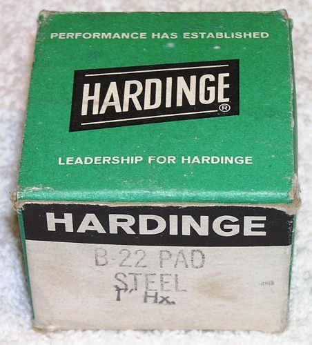 Hardinge B22 B-22 Steel Pad 1 inch Hex Feed Finger