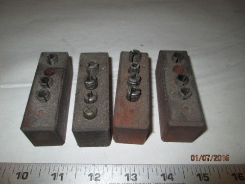 MACHINIST TOOLS LATHE MILL Lot of Micro Small Machinist Collet s in Blocks