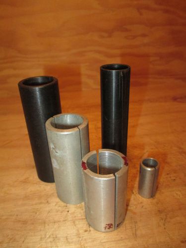 Assorted lot of 5 reducing sleeves / collars /    jn 1 for sale