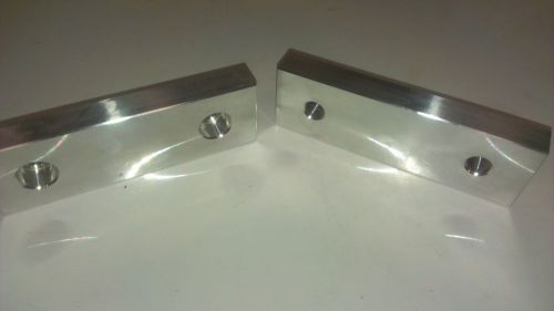 6 x1.875 x .75&#034; Pair of Standard Aluminum Machinable Soft Jaws for 6&#034; Vises USA
