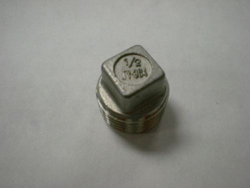 New 304 stainless steel 1/2&#034; npt plug square head 150#  brewing pipe plug for sale