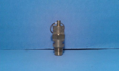 Air compressor pressure relief valve 140 psi 1/8 inch male npt asme certified for sale