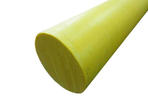Sustason PPSU MG Radel R Round Rod 2&#034; diameter x 48&#034; long - Yellow