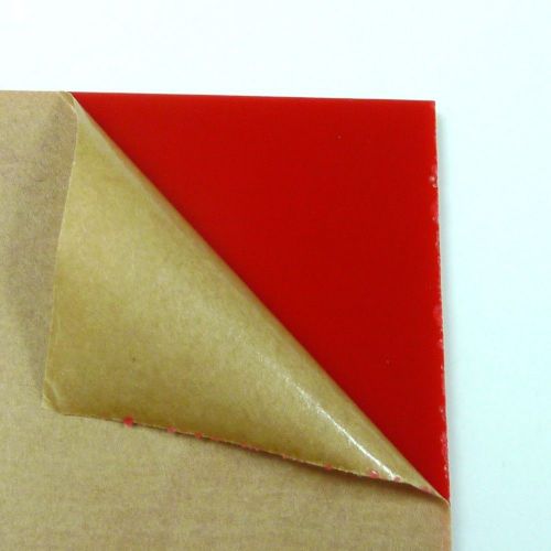 A4 size 2.5mm Red Plexigrass Plastic Sheet