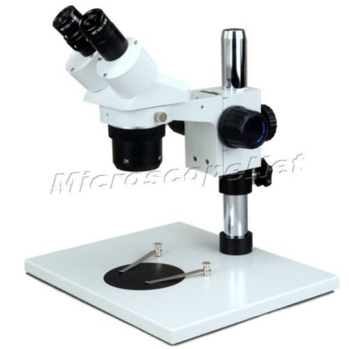 Omax 20x-40x-80x stereo binocular microscope large metal sturdy stage for sale