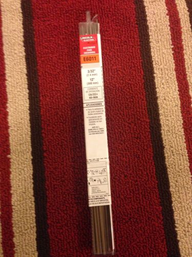 Lincoln Electric E6011 welding Stick Electrode 3/32&#034; x 12&#034; x 1 lb - ED031152
