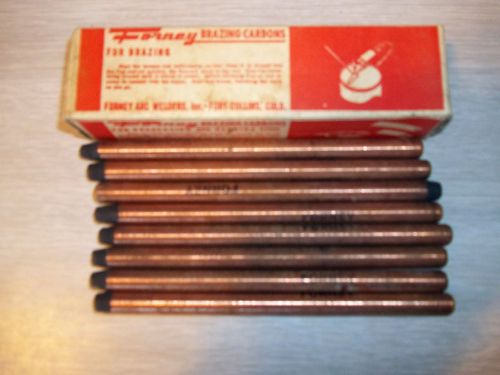 Nos Forney Arc Welding 3/8&#034; brazing penetrating hard facing carbons torch rods