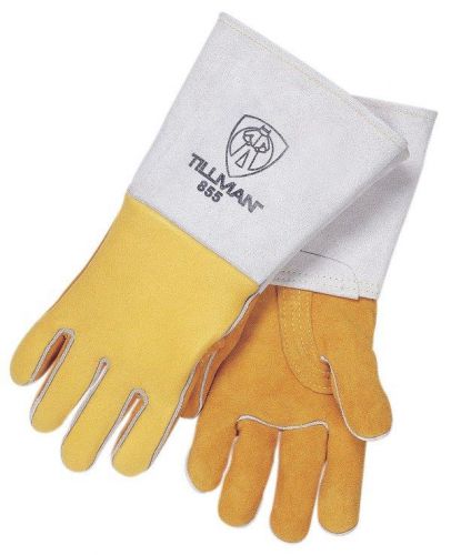Tillman 855 Super Premium Heavyweight Deerskin/Cowhide Welding Gloves, Medium