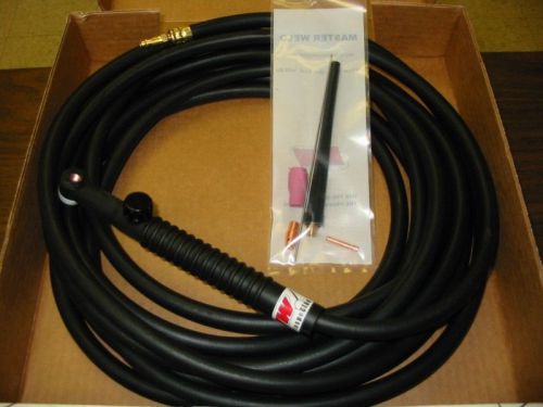 Wp9fv-25r tig torch &#034;tigmaster&#034; air-cooled 125a  25&#039; for sale