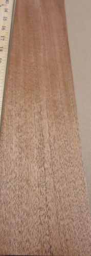 Mahogany (african) wood veneer 3.5&#034; x 17.5&#034; with no backer (raw unbacked veneer) for sale