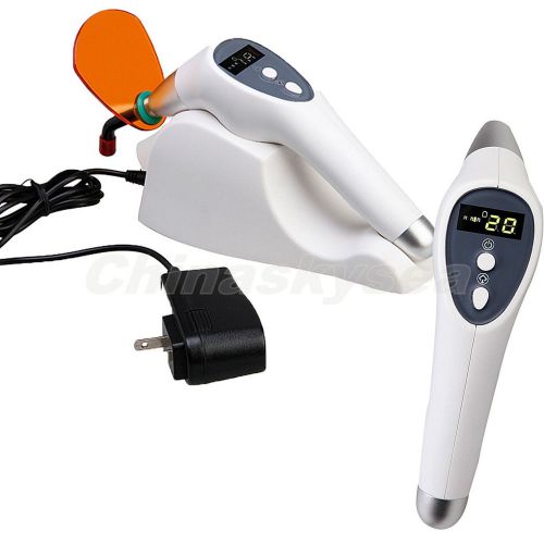 Dental wireless 1200-2000mw /cm^2 cordless oral curing light led charging lamp gun for sale