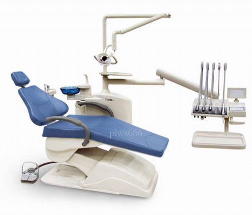 New Dental Unit Chair E5 Model Soft Leather Computer Controlled FDA CE
