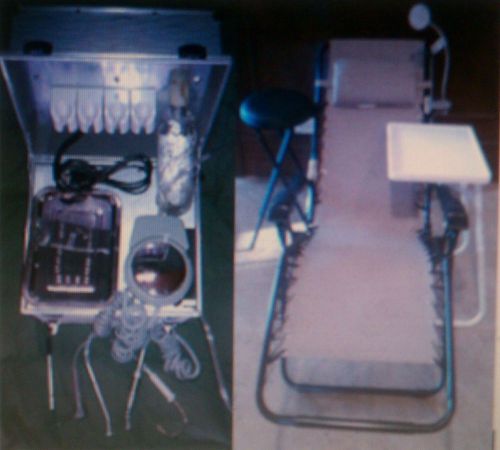 HYGIENIST PORTABLE CHAIR &amp; PORTABLE UNIT WITH UPGRADED SUCTION/ USA COMPANY