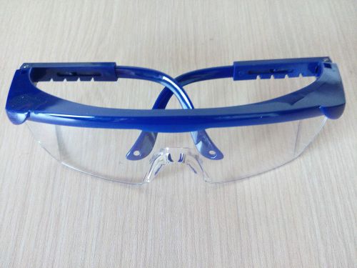 Free Shipping 12 Pieces Blue Frames Protective Eye Goggles Safety Glasses in Lab