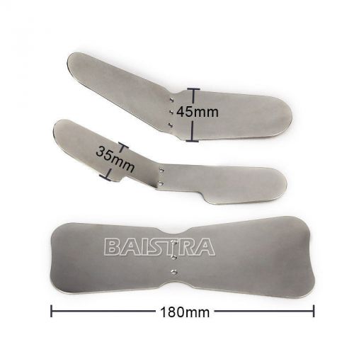 3pcs Dental Stainless Steel Autoclavable refelctor Mouth Mirrors