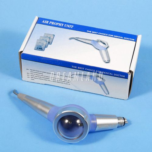 Dental Jet Air Polisher System Tooth Polishing Handpiece 4 Hole Hygiene Prophy S