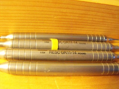 NORDENT DURALITE SCALERS TOTAL QUANTITY 4 RESC GR11-14 GOOD CONDITION