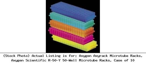 Axygen Axyrack Microtube Racks, Axygen Scientific R-50-Y 50-Well Microtube Racks
