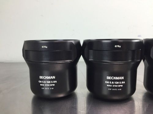 Beckman gh 3.8 / gh 3.8a rotor buckets- set of 4 for sale