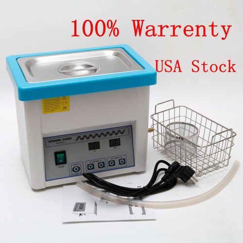 Digital Dental Lab Handpiece Ultrasonic Cleaner Cleaning Equipment From USA Ship