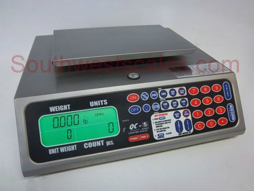 Tor-rey QC-10, 10 x .001lb  Stainless Steel Parts / Piece Counting Scale Torrey
