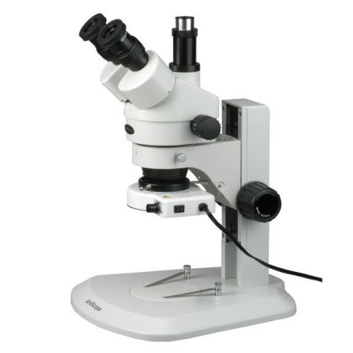 3.5X-90X Track Stand Super Widefield Stereo Zoom Trinocular Microscope