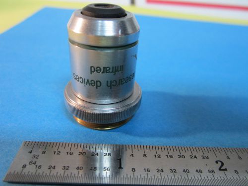 MICROSCOPE OPTICS INFRARED RESEARCH DEVICES 10x OBJECTIVE  BIN#A8