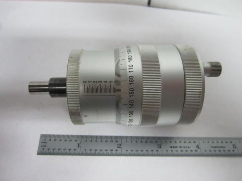 MICROSCOPE PART POSITIONING No. 2462 MICROMETER AS IS BIN#K8-08