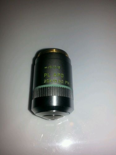 Leica PL Apo 20X/0.60 infinity/0.17/B microscope objective, PN 506039