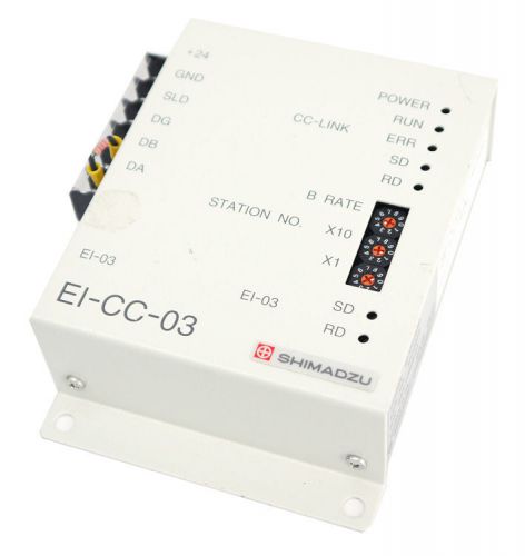 Shimadzu EI-CC-03 CC-Link Interface Control Monitor for Turbo Molecular Pumps