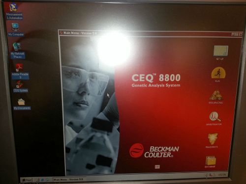 Beckman coulter ceq software v9 for ceq 8000 and 8800 genetic analyzers for sale